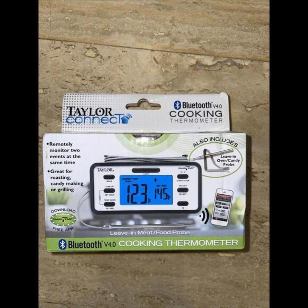 Taylor Kitchen Cooking Timer Bluetooth Smart Thermometer Countdown‎ Digital